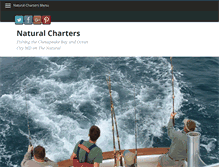 Tablet Screenshot of naturalcharters.com